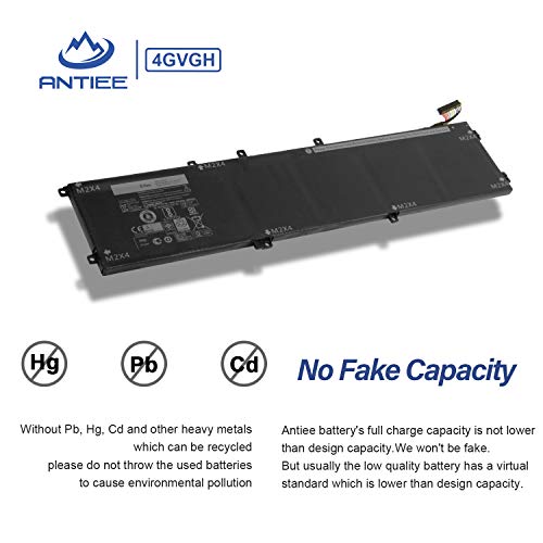 Antiee 84wh 6cell 4gvgh Laptop Battery For Dell Xps 15 9550 P56f P56f001 Precision 5510 Mobile Workstation Series 1p6kd T453x 5xj28 T453x 062mjv M7r96 451 ux High Capacity Buy Online In Cambodia At Desertcart