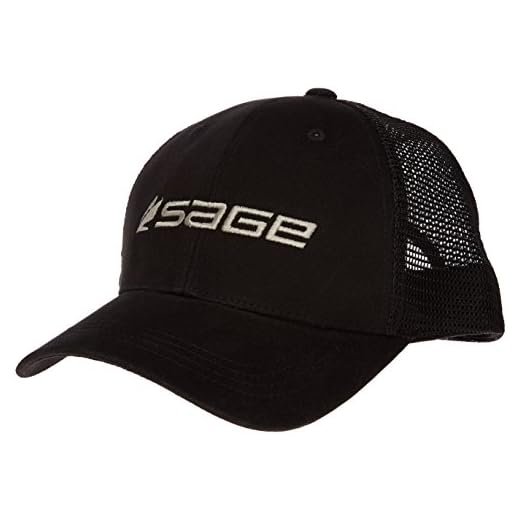 Sage Men's Apparel Mesh Back, Black, One Size Fits All