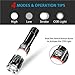 Rechargeable Flashlight, Magnetic Flashlight 360° COB Light (18650 Battery Included), Super Bright Zoomable Water-Resistant 4 Light Modes for Camping Hiking Emergency