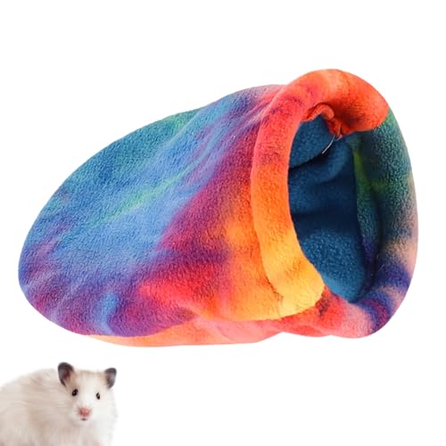 Kleintier-Versteckbeutel – Plüsch-Meerschweinchen-Nest, Wendbarer -Kuschelsack, Gemütliches Hamsterbett | Kleintierschlafsack Aus Weicher Baumwolle Für Den Käfiggebrauch, Vögel, Meerschweinche