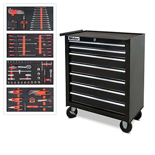 Preisvergleich Produktbild Weber GmbH Mobiler Werkstattwagen 159-teilig