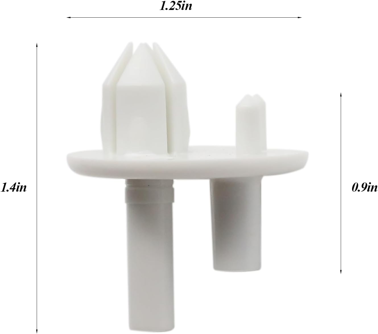 Shelf Support Clips Fit for Frigidaire Refrigerator 241993001 | Rear Crisper Drawer Cover Support, Replaces AP4393090 PS2358879 240350802 1513081 7241993001