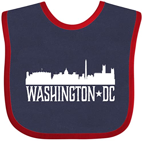inktastic Washington DC Skyline Cities Baby Bib
