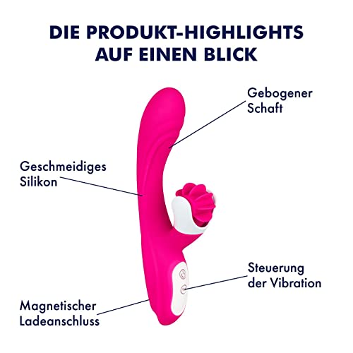 EIS, vibrator, verleidelijke rabbit, 22 cm, waterdicht, oplaadbaar, huidvriendelijke siliconen - Afbeelding 3