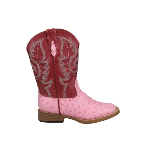 Roper Little Kids Bumps Boot, Pink, 1