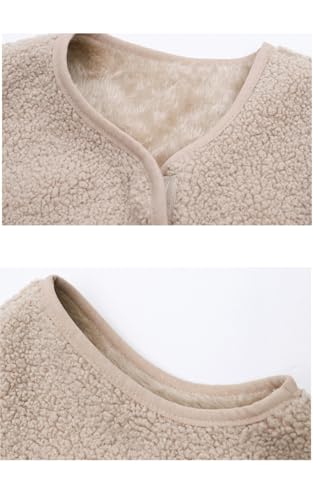 Image of Toddler Boys Girls Sherpa Fleece Vest Winter Gilet Fall Warm Outerwear