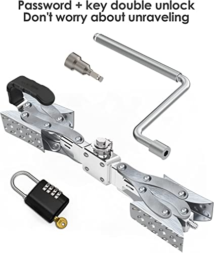 Rbhauto 2023 Ultra Fast X-Shaped Chock Wheel Stabilizer [Allow Drill Adjust] X Chock Camper Wheel Chock Scissor For Travel Trailers Rv Accessories-1 Pack #TOP6