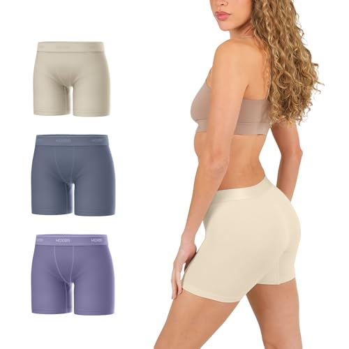 Image of Woxer Boxer Shorts for Women - 5 inch Baller Boy Shorts Underwear, Soft Modal, Chafe Free - Breathable & Moisture-Wicking