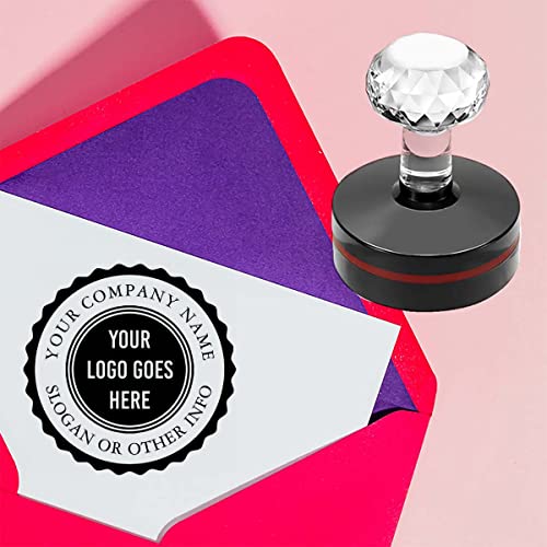 Tampon cadre personnalisé avec logo commercial personnalisé Cover