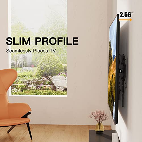 Perlegear Tilting Tv Wall Mount For 40-90 Inch Flat Curved Screen Tvs Up To 150 Lbs, Low Profile Tv Mount Saving Space Max Vesa 800X400Mm, Universal Tilt Tv Mount Fits 16" 18" 24" Wood Studs, Pgxt2 #TOP2