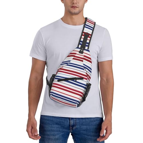 Morrales deportivos bandolera rayado Unisex miniatura 7