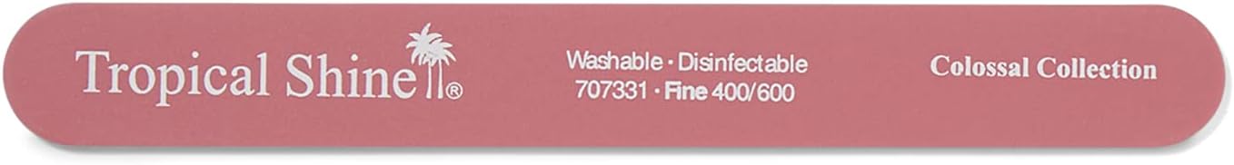 Pink Colossal Nail File Fine 400/600