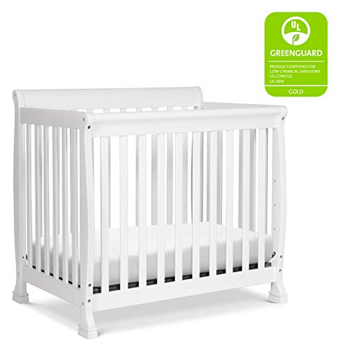 Davinci Kalani 4-In-1 Convertible Mini Crib In White, Greenguard Gold Certified #TOP1