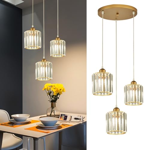 Lustre en verre circulaire pour réchauffer l'ambiance du salon