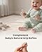 ChooKaChoo Baby Teether Toy and Training Toothbrush, Duck Silicone Teething Toys for Babies 3-12 Months, Double Ring Easy-Grip Design, Food-Grade BPA Free, Multi-Texture Relief for Gums & Molars