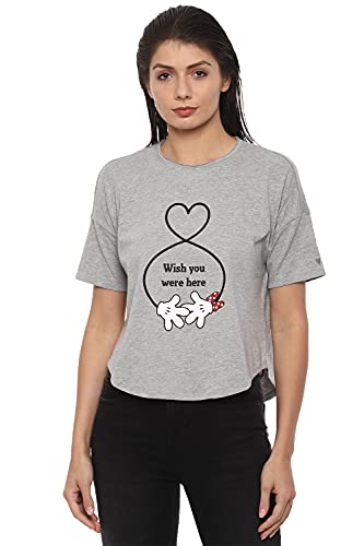 Image of Van Heusen Women's Solid Regular Fit T-Shirt