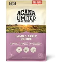 ACANA Singles Limited Ingredient Grain Free High Protein Dry Dog Food Lamb & Apple Recipe 4.5lb Bag