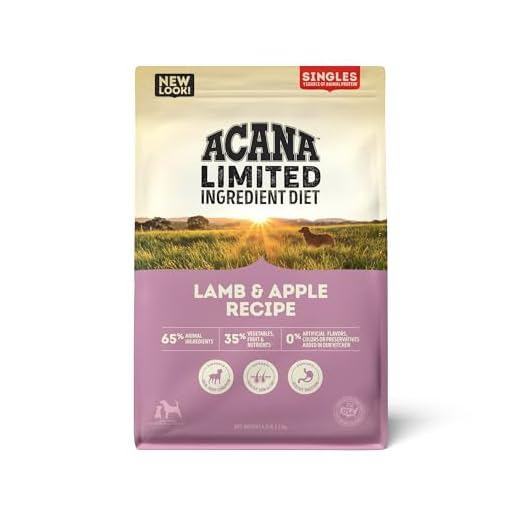 ACANA Singles Limited Ingredient Grain Free High Protein Dry Dog Food Lamb & Apple Recipe 4.5lb Bag