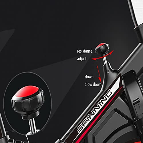 Image of Exercise Bike, Stationary Bikes Cardio Workout Machine, Silent Magnetic Resistance Indoor Cycling Bike with Comfortable Seat Cushion, Cycle Bike For Home Cardio Gym