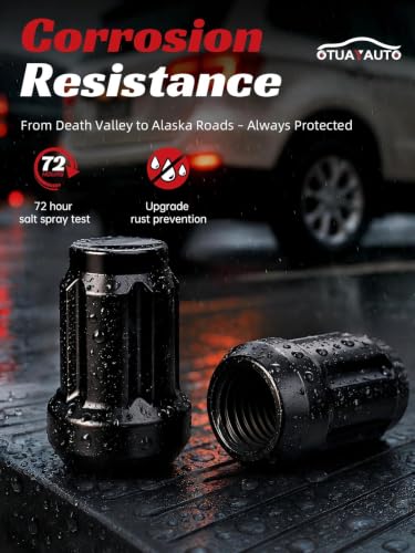 Image of OTUAYAUTO 7 /16-20 Spline Lug Nuts - Replacement for 1964-1983 Chevy Malibu