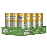 Edinburgh Gin Hugo Spritz Cocktail Ready To Drink Cans 5% ABV | 250ml | Pack of 12 |Enjoy The Serve of The Season | Perfect For On-The-Go or Enjoying at Home