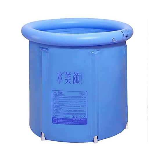 MEDABL vuxna badkar PVC, vikbar plast badbadkar, uppblåsbart badkar tjock isolering, M
