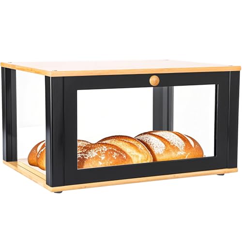 ETMI Bamboo Bread Box: Save $10 on Kitchen Counter Storage - Image 2