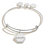 Alex and Ani Because I Love You Goddaughter Expandable Wire Bangle Bracelet for Women, There's No...