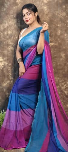Image of Pure Cotton Saree | Soft & Lightweight | Handloom Woven Elegance for Festive & Casual Wear