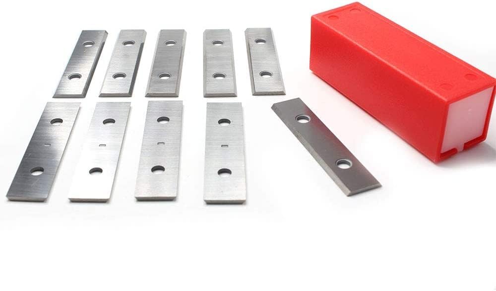 10 Pack of Tungsten Carbide Paint Scraper Blades with Double-Edged, Fit for TP-1560 Scraper