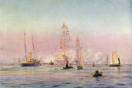 Affiche Le port de Portsmouth William Lionel Wyllie Toile Salon Mer