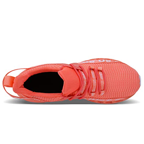 UMYOGO Slip On Breathe Mesh Walking Shoes Women Fashion Sneakers Comfort Shoes Orange Pink, 10.5 US - Thumbnail 5