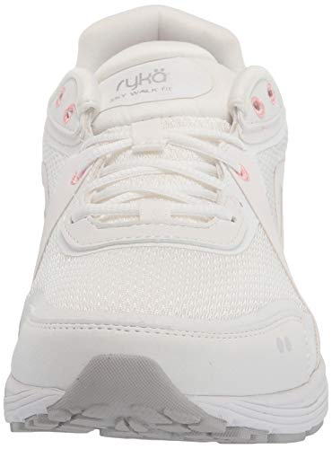 Ryka Sapato Oxford feminino Sky Walk Fit, Branco brilhante, 10