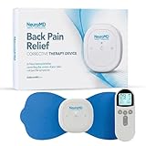 NeuroMD: Corrective Therapy Device for Back Pain - NMES Wireless Electrode Pads | Muscle Stimulator for Pain Relief | 2 Studied Modes for Back Pain, Muscle Strengthening & Sciatica
