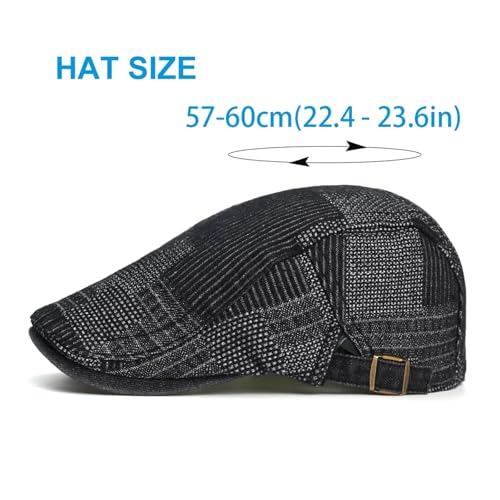 Chapeau délavé en denim souple aux finitions soignées effet usé chic - 3