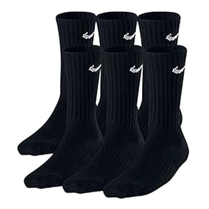 Nike Calcetines acolchados para niños pequeños, Negro –