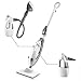 LIGHT ‘N’ EASY Steam Cleaner, Multi-functional Steam Mop with Handheld Unit, Child&Pet Safe, All-in-One Floor Steamer for Cleaning Hardwood Floor, Grout, Tile, Laminate, Ceramic, 7688ANW