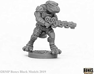 Reaper Miniatures Blacktooth Suppressor 49008 Bones Black Unpainted Plastic Mini