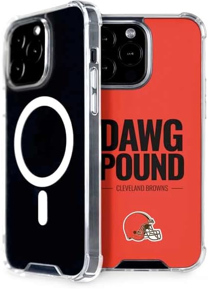 Skinit Phone Case Compatible with MagSafe iPhone 15 Pro Max - Officially Licensed NFL Cleveland Browns Team Motto Design