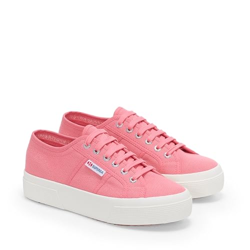 Image of Superga 2740 Platform Sneakers for Men and Women - Iconic Italian Men's and Women's Tennis Shoes with Breathable Canvas Upper, Non Slip Rubber Sole