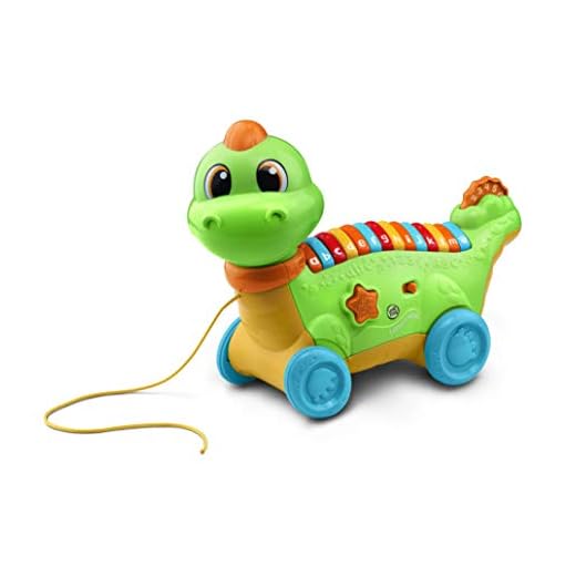 LeapFrog Lettersaurus Interactive Baby Toy | Musical Baby Toy with Sounds Introducing Letters & Numbers| Educational Toy for Babies 18 Months, 2, 3+ Year Olds