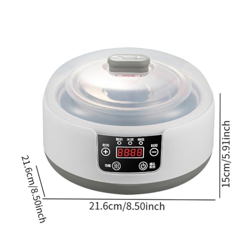 Image of CALANDIS Automatic Yogurt Maker Constant Temperature Control Multifunctional DIY 1.2L | Yogurt Makers | Small Kitchen Appliances | Kitchen, Dining & Bar