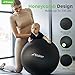 Trideer Extra Thick Yoga Ball Exercise Ball, 5 Sizes Ball Chair, Heavy Duty Swiss Ball for Balance, Stability, Pregnancy, Physical Therapy, Quick Pump Included