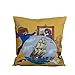 Almohadas Aventuras de Tintín Impresión Funda de cojín 45*45cm Manta Funda de almohada Super Suave Corta Almohada de felpa Decoración del Hogar Fundas Fundas