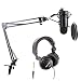 Blue Microphones Blackout Yeti and Assassin's Creed Game Code Bundle with Boom arm, Pop Filter, Shock Mount and Headphones