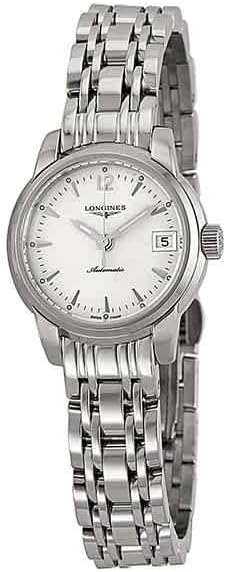 LonginesSaint Imier Silver Dial Stainless Steel Ladies Watch L22634726
