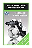 FOOTBALL PREMIERSHIP: MATCH RESULTS AND RANKING PER DAY (FOOTBALL GAMES)