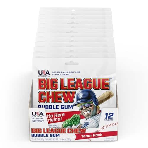 Big League Chew Outta Here Original Bubble Gum - Classic