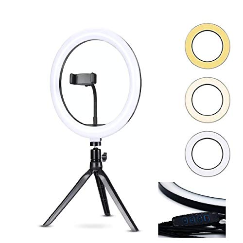 Ring Light Tripé de Mesa 10W