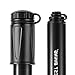 Karlak Portable Pump Aluminum Alloy Tire Tube Mini High Pressure Hand Pump Inflator Bike Tire Pump Cycle Air Inflator Mountain Road Bike Accessories for MTB Pump